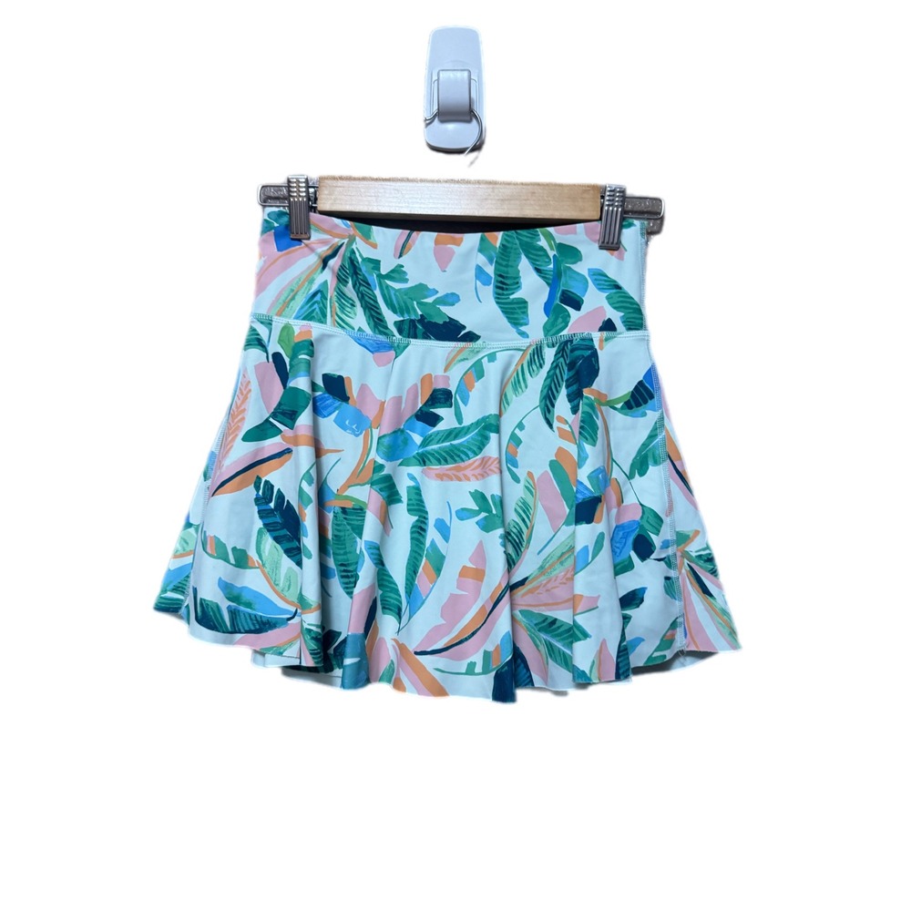 Old Navy Active Skort Girls XL 14-16 Tropical Palm Powersoft Excellent Athletic
